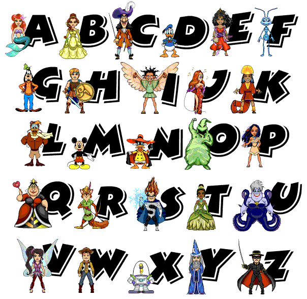 Disney Alphabet Thumbnail